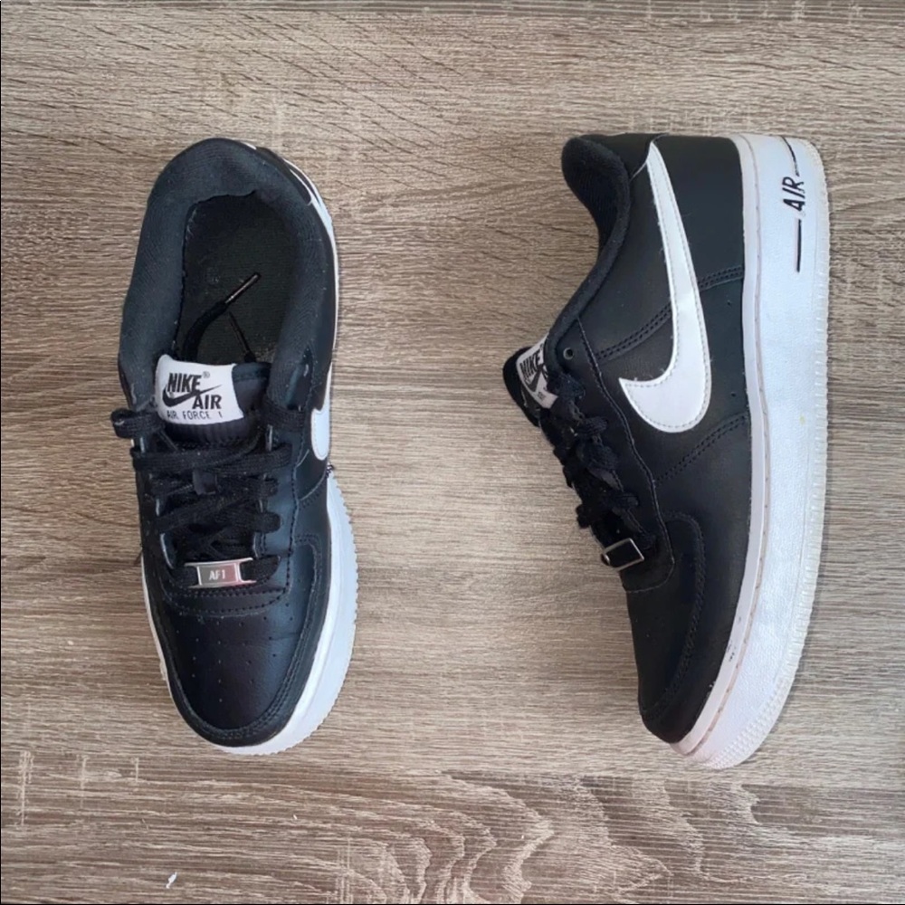 Nike Air Force 1 Kids Black/White